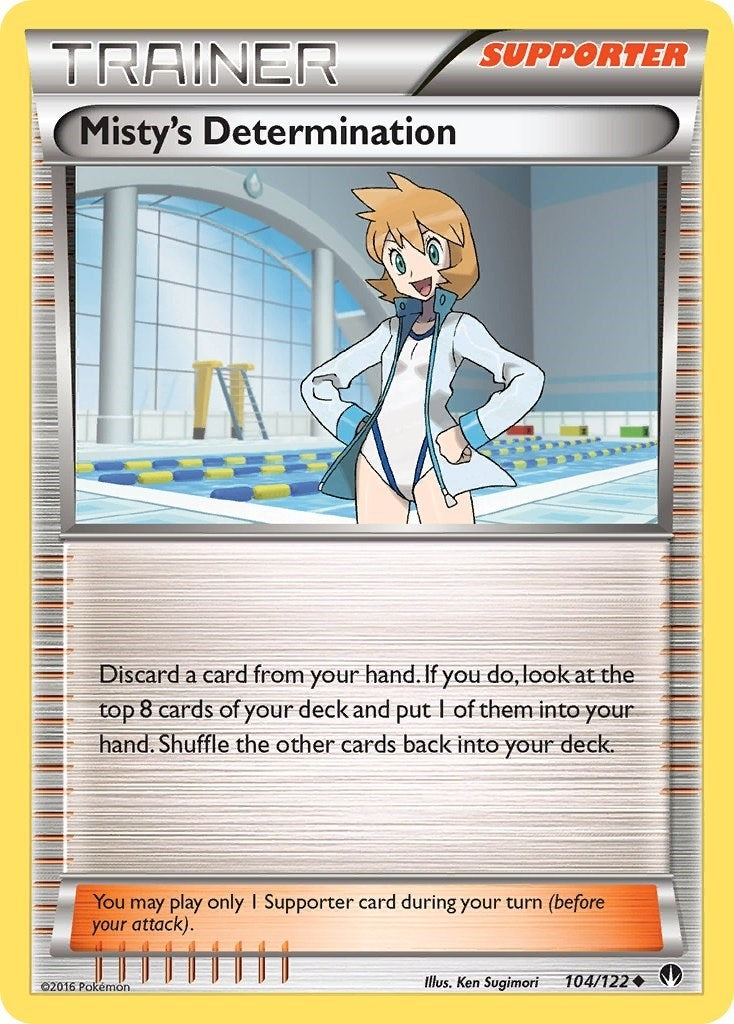 Image for Misty's Determination (XY - BREAKpoint) (104/122) - Pokemon