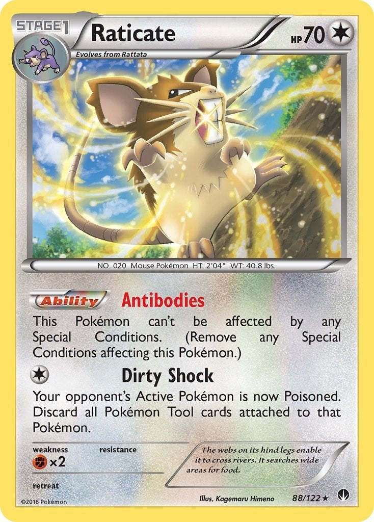 Image for Raticate (XY - BREAKpoint) (88/122) - Pokemon