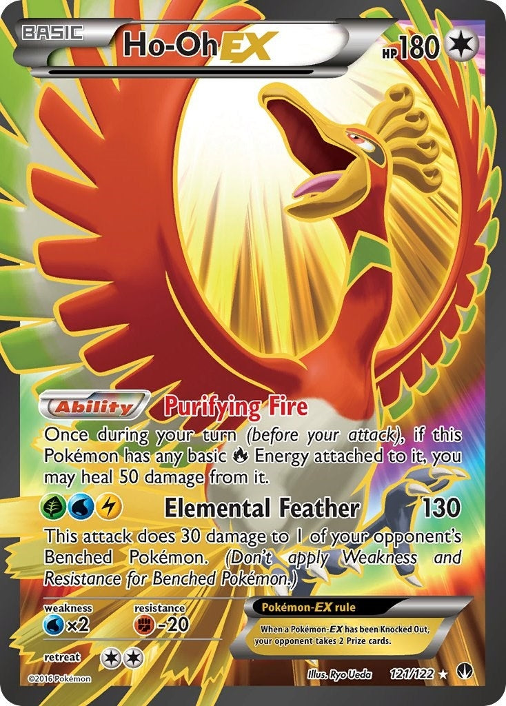Image for Ho-Oh EX (Full Art) (XY - BREAKpoint) (121/122) - Pokemon