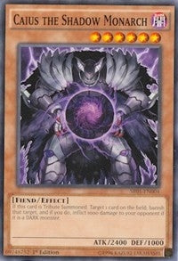 Image for Caius the Shadow Monarch (Structure Deck: Emperor of Darkness) (SR01-EN004) - YuGiOh