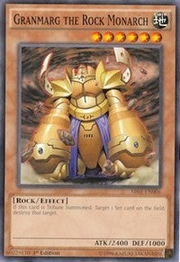 Image for Granmarg the Rock Monarch (Structure Deck: Emperor of Darkness) (SR01-EN006) - YuGiOh