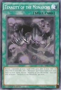 Image for Tenacity of the Monarchs (Structure Deck: Emperor of Darkness) (SR01-EN029) - YuGiOh