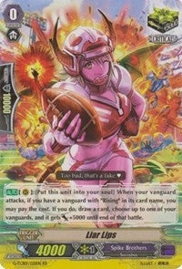 Image for Liar Lips (G-TCB01: The RECKLESS RAMPAGE) (G-TCB01/021EN) - Cardfight Vanguard