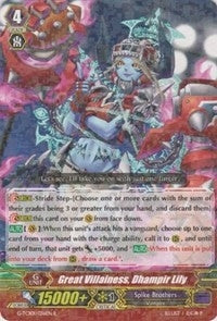 Image for Great Villainess, Dhampir Lily (G-TCB01: The RECKLESS RAMPAGE) (G-TCB01/036EN) - Cardfight Vanguard