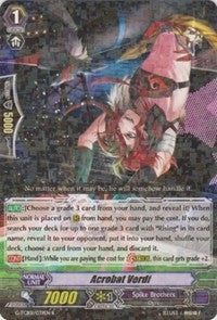 Image for Acrobat Verdi (G-TCB01: The RECKLESS RAMPAGE) (G-TCB01/039EN) - Cardfight Vanguard