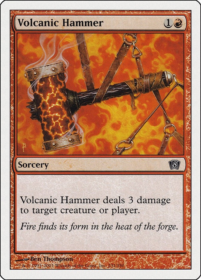 Image for Volcanic Hammer (8th Edition) (231) - Magic: The Gathering