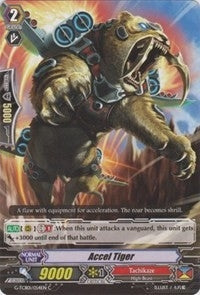 Image for Accel Tiger (G-TCB01: The RECKLESS RAMPAGE) (G-TCB01/054EN) - Cardfight Vanguard