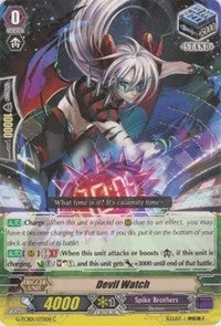 Image for Devil Watch (G-TCB01: The RECKLESS RAMPAGE) (G-TCB01/075EN) - Cardfight Vanguard