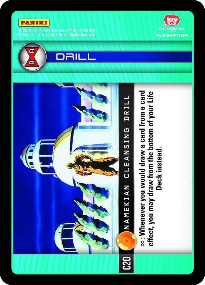 Image for Namekian Cleansing Drill (Panini: Evolution) (C20) - Dragon Ball Z TCG