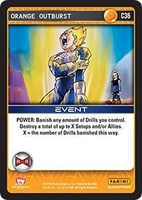 Image for Orange Outburst (Panini: Evolution) (C36) - Dragon Ball Z TCG