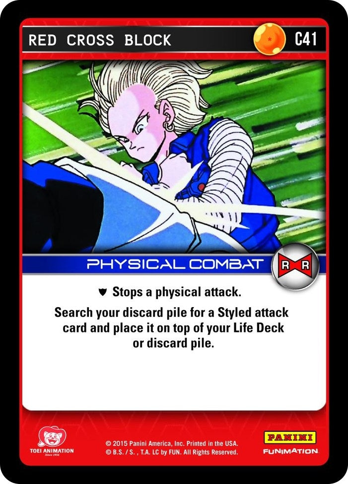 Image for Red Cross Block (Panini: Evolution) (C41) - Dragon Ball Z TCG