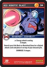 Image for Red Robotic Blast (Panini: Evolution) (C44) - Dragon Ball Z TCG