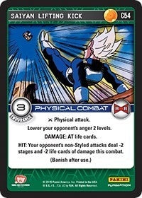 Image for Saiyan Lifting Kick (Panini: Evolution) (C54) - Dragon Ball Z TCG