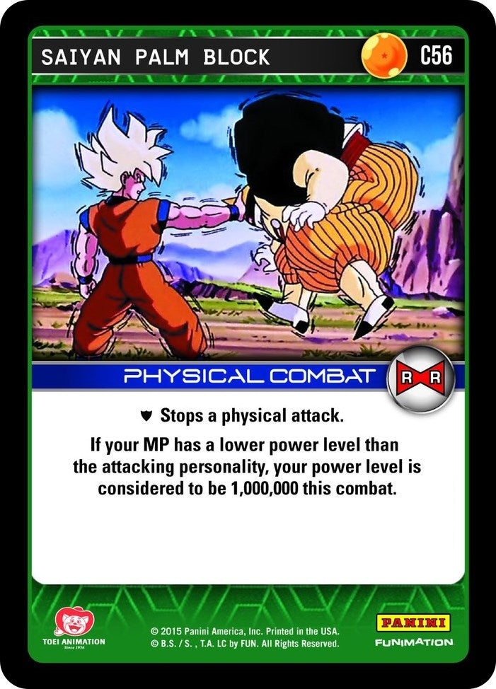 Image for Saiyan Palm Block (Panini: Evolution) (C56) - Dragon Ball Z TCG