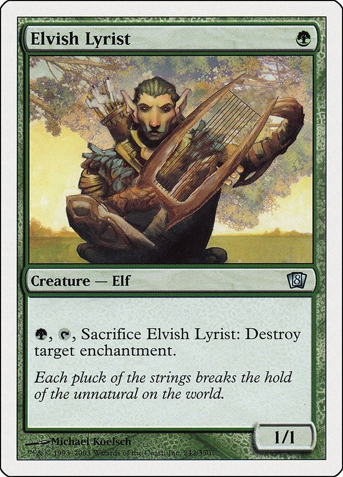 Image for Elvish Lyrist (8th Edition) (242) - Magic: The Gathering