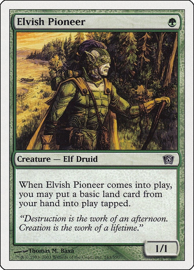 Image for Elvish Pioneer (8th Edition) (243) - Magic: The Gathering