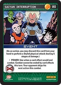 Image for Saiyan Interruption (Panini: Evolution) (U83) - Dragon Ball Z TCG