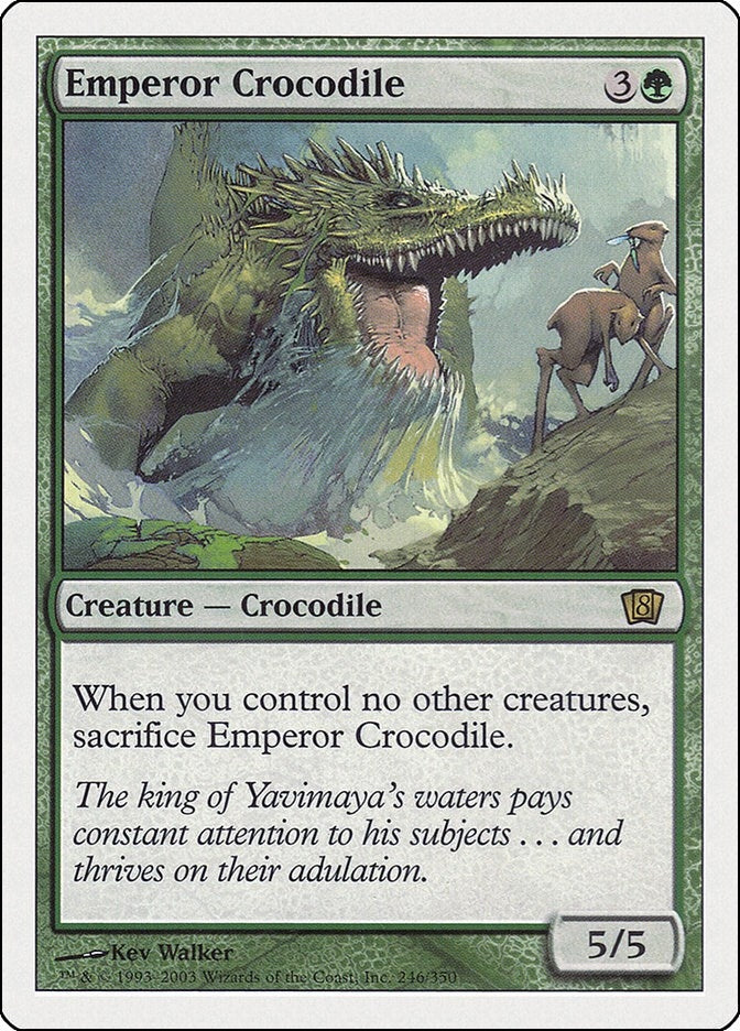 Image for Emperor Crocodile (8th Edition) (246) - Magic: The Gathering