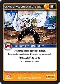 Image for Orange Accumulated Burst (Panini: Evolution) (R113) - Dragon Ball Z TCG