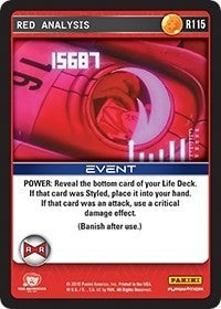 Image for Red Analysis (Panini: Evolution) (R115) - Dragon Ball Z TCG