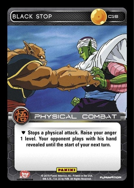 Image for Black Stop (Panini: Movie Collection) (C16) - Dragon Ball Z TCG
