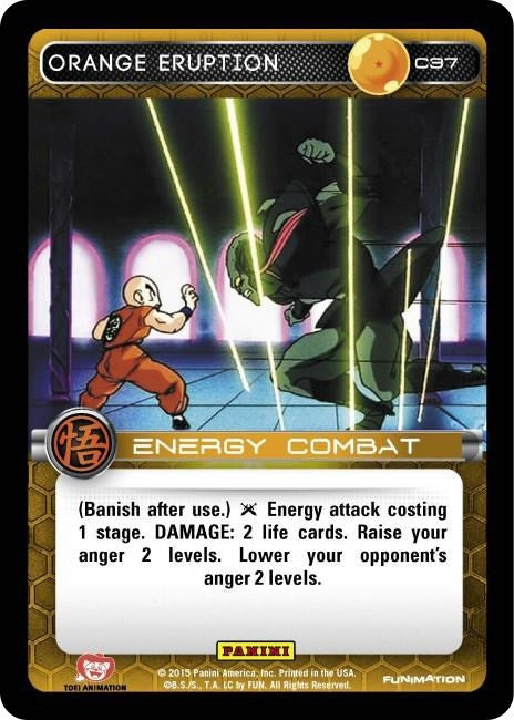 Image for Orange Eruption (Panini: Movie Collection) (C37) - Dragon Ball Z TCG