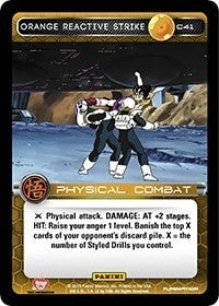 Image for Orange Reactive Strike (Panini: Movie Collection) (C41) - Dragon Ball Z TCG