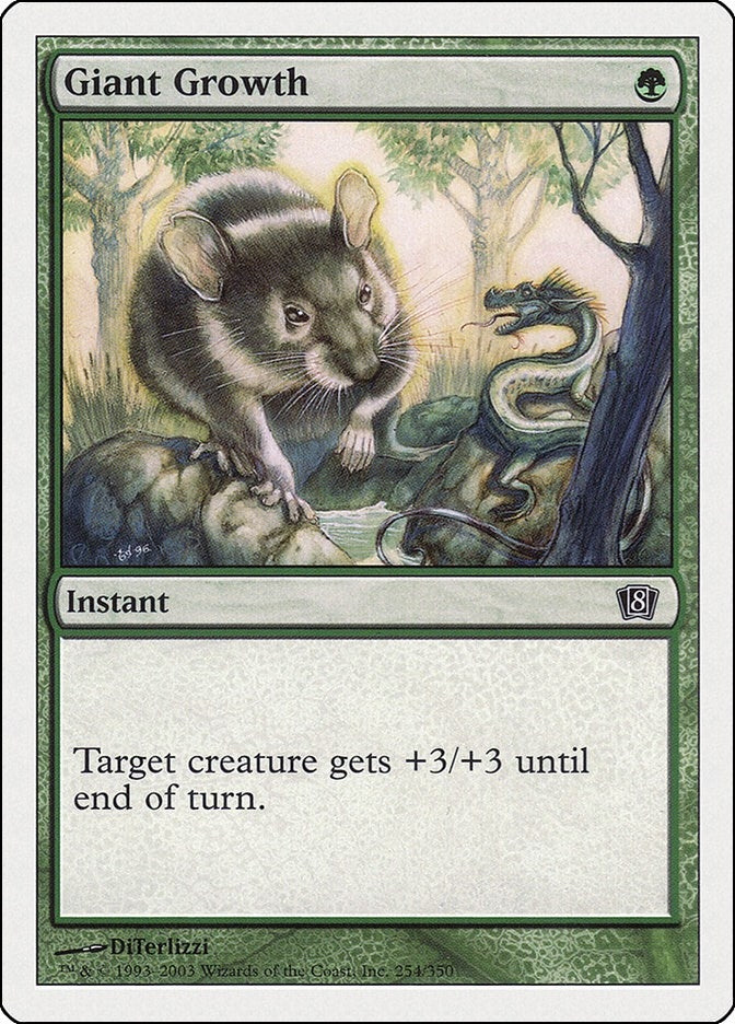 Image for Giant Growth (8th Edition) (254) - Magic: The Gathering