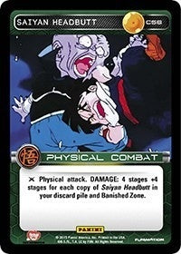 Image for Saiyan Headbutt (Panini: Movie Collection) (C56) - Dragon Ball Z TCG