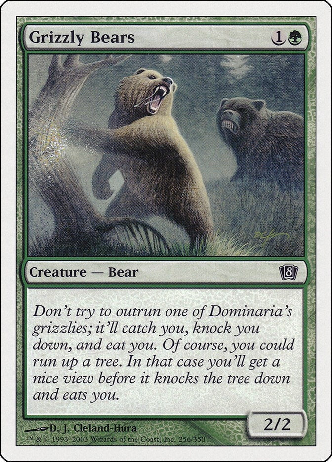 Image for Grizzly Bears (8th Edition) (256) - Magic: The Gathering