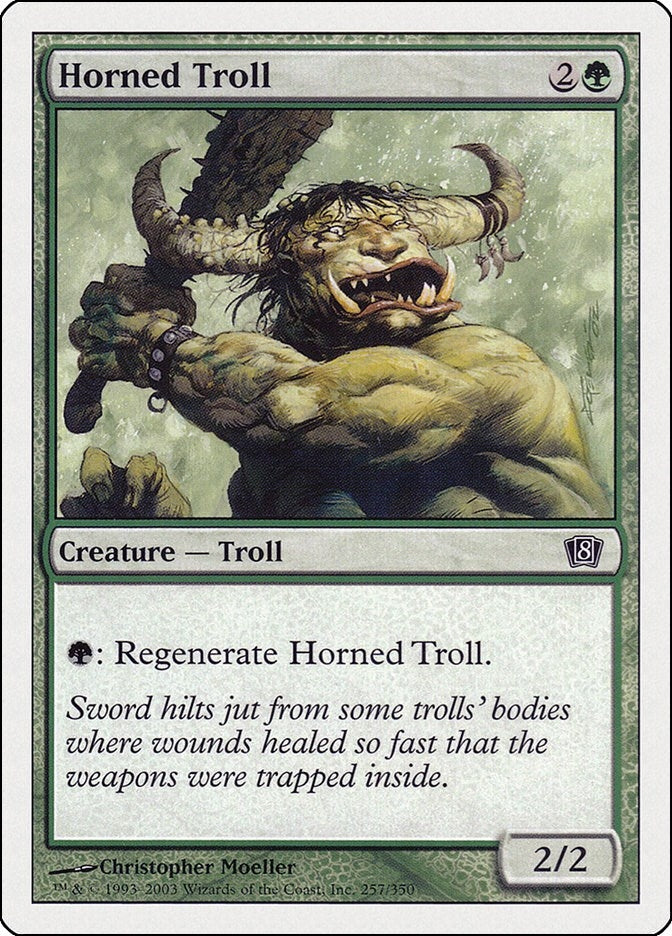 Image for Horned Troll (8th Edition) (257) - Magic: The Gathering