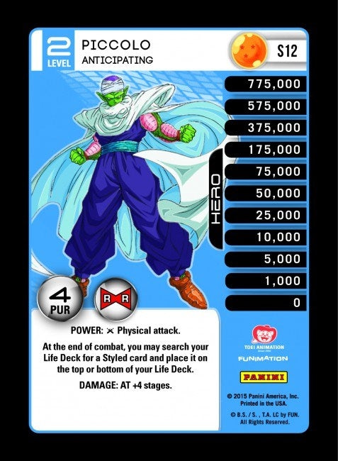 Image for Piccolo - Anticipating (High Tech Foil) (Panini: Evolution) (S12) - Dragon Ball Z TCG
