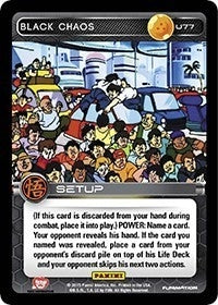 Image for Black Chaos (Panini: Movie Collection) (U77) - Dragon Ball Z TCG