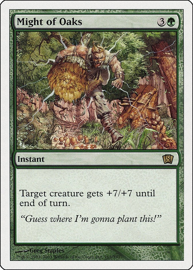 Image for Might of Oaks (8th Edition) (265) - Magic: The Gathering
