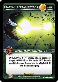 Image for Saiyan Aerial Attack (Panini: Movie Collection) (U98) - Dragon Ball Z TCG