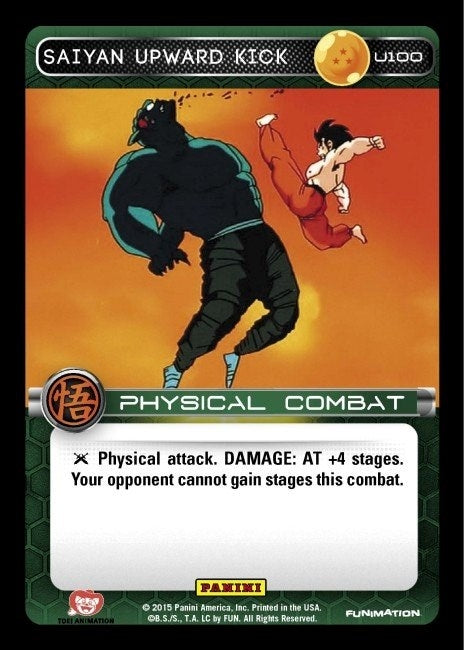 Image for Saiyan Upward Kick (Panini: Movie Collection) (U100) - Dragon Ball Z TCG