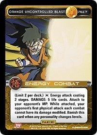 Image for Orange Uncontrolled Blast (Panini: Movie Collection) (R117) - Dragon Ball Z TCG