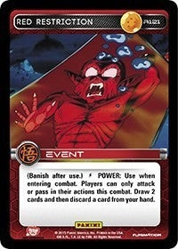 Image for Red Restriction (Panini: Movie Collection) (R121) - Dragon Ball Z TCG