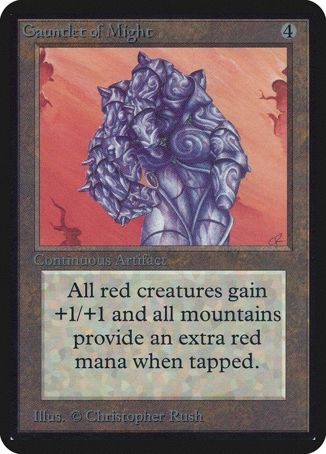 Image for Gauntlet of Might (Alpha Edition) - Magic: The Gathering