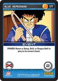 Image for Blue Reprimand (Panini: Evolution) (S77) - Dragon Ball Z TCG