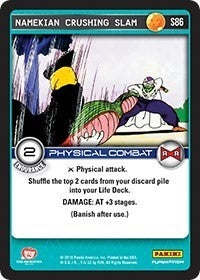 Image for Namekian Crushing Slam (Panini: Evolution) (S86) - Dragon Ball Z TCG