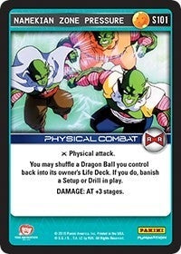Image for Namekian Zone Pressure (Panini: Evolution) (S101) - Dragon Ball Z TCG