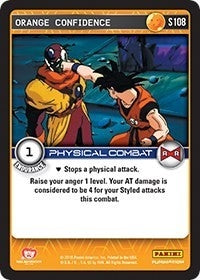 Image for Orange Confidence (Panini: Evolution) (S108) - Dragon Ball Z TCG