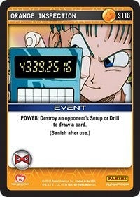 Image for Orange Inspection (Panini: Evolution) (S116) - Dragon Ball Z TCG