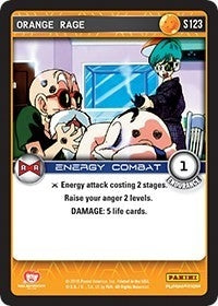 Image for Orange Rage (Panini: Evolution) (S123) - Dragon Ball Z TCG