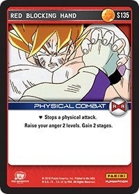 Image for Red Blocking Hand (Panini: Evolution) (S135) - Dragon Ball Z TCG