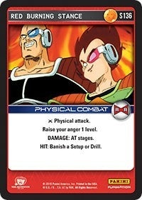 Image for Red Burning Stance (Panini: Evolution) (S136) - Dragon Ball Z TCG