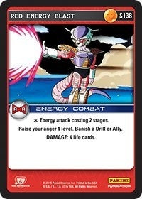 Image for Red Energy Blast (Panini: Evolution) (S138) - Dragon Ball Z TCG