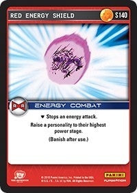 Image for Red Energy Shield (Panini: Evolution) (S140) - Dragon Ball Z TCG