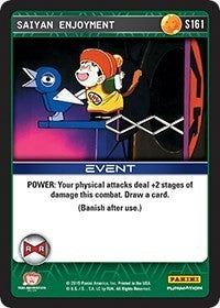 Image for Saiyan Enjoyment (Panini: Evolution) (S161) - Dragon Ball Z TCG